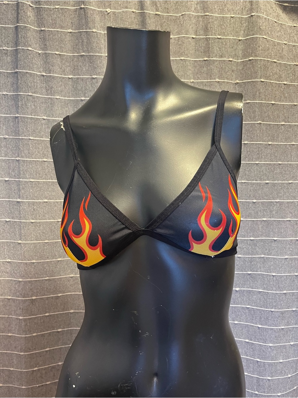 Mesh Flame Bralette